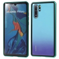 Carcasa Magnética con Cristal Templado para Huawei P30 Pro - Verde