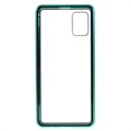 Carcasa Magnética con Cristal Templado para Samsung Galaxy A51 - Verde