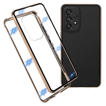 Carcasa Magnética con Cristal Templado para OnePlus 7T - Negro