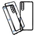 Carcasa Magnética con Cristal Templado para OnePlus 7T - Negro