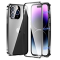 Carcasa Magnética con Cristal Templado para OnePlus 7T - Negro