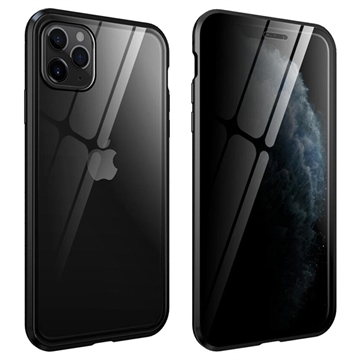 Carcasa Magnética con Cristal Templado para iPhone 11 Pro - Privacidad