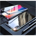 Carcasa Magnética con Cristal Templado para iPhone XS/X - Negro
