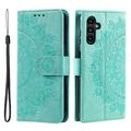 Funda Mandala Series para Samsung Galaxy A34 5G - Estilo Cartera - Verde