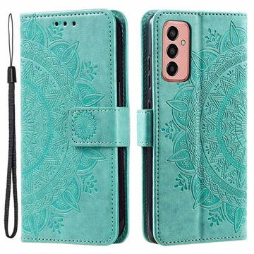 Funda Mandala Series para Samsung Galaxy A14/A14 5G - Estilo Cartera - Verde