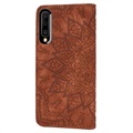 Funda Mandala Series para Samsung Galaxy A50 - Estilo Cartera - Marrón