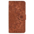 Funda Mandala Series para Samsung Galaxy A50 - Estilo Cartera - Marrón