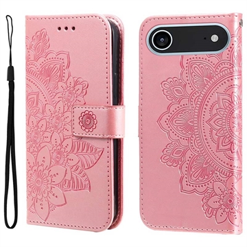 Funda Mandala Series para iPhone 17 Air - Estilo Cartera - Rosa