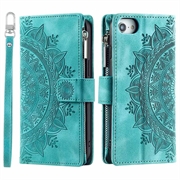 Funda Mandala Series para iPhone 16e - Estilo Cartera - Verde