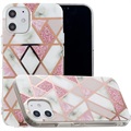 Funda Lace Pattern para iPhone 11 - Estilo Cartera - Negro