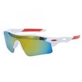 Mars Gafas de ciclismo para niños - Rojo / Blanco