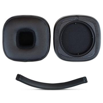 Juego de almohadillas y diadema de repuesto Marshall Major V Protein-Leather - Negro