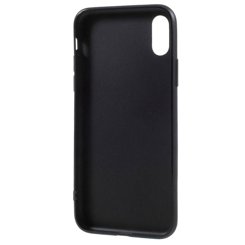 CARCASA DE TPU MATE NEGRA IPHONE X