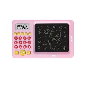 Maxlife MXWB-01 Tablero de escritura para niños con calculadora - Rosa