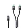 Mcdodo CA-6700 Cable de carga rápida 2 en 1 - USB-C, Lightning - 1.5m