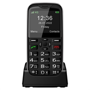 Teléfono para Séniores Melefon D210 4G con SOS - Dual SIM - Negro