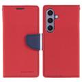 Funda Mercury Goospery Fancy Diary para Samsung Galaxy S24+ - Rojo