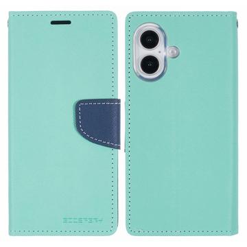 Funda Mercury Goospery Fancy Diary para iPhone 16 - Cian