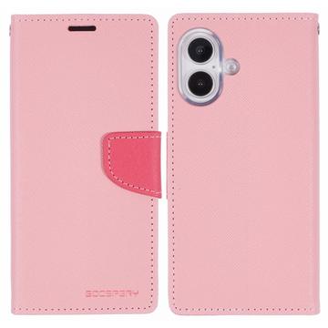 Funda Mercury Goospery Fancy Diary para iPhone 16 - Rosa