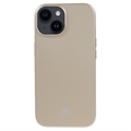 Carcasa de TPU Mercury Goospery Glitter para iPhone 15 - Dorado