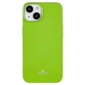 Carcasa de TPU Mercury Goospery Glitter para iPhone 14 Plus - Verde