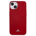 Carcasa de TPU Mercury Goospery Glitter para iPhone 14 Plus - Rojo