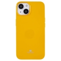 Carcasa de TPU Mercury Goospery Glitter para iPhone 14 Plus - Amarillo