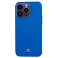 Carcasa de TPU Mercury Goospery Glitter para iPhone 15 Pro - Azul