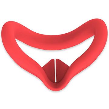 Funda de silicona para interfaz facial Meta Quest 3S VR - Rojo
