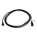 Extensión de cable Micro USB - 5pines - 2m - Negro