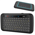 Backlit Wireless Keyboard / Touchpad for Smart TV A36 - Black