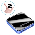 Mini Power Bank Rápido 10000mAh - 2x USB - Azul