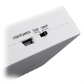 Mini Convertidor RCA AV a HDMI Full HD 1080p - Blanco