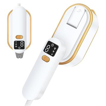Mini-vaporizador de mano con pantalla LED y 3 niveles de vapor - 1200W - Blanco