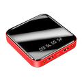 Mini Power Bank 20000mAh - 2x USB - Rojo
