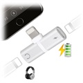 Adaptador Lightning Mini T-Shape 2-en-1 - iPhone XS Max/XS/XR - Plateado
