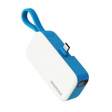 Momax 1-Power Mini Pop Art USB-C Power Bank 5000mAh - Azul