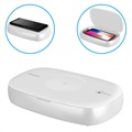Esterilizador y Base De Carga Inalambrica Momax Q.Power Uv-Box - 10w - Blanco