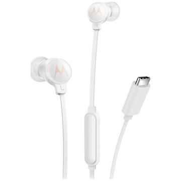 Motorola 3C-S Auriculares intrauditivos con cable USB-C - Blanco