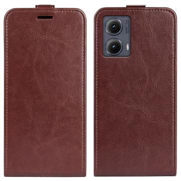 Funda con Tapa Vertical para Motorola Edge (2024) - Marrón