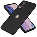 Funda de Silicona Liquid para Motorola Edge 30 Fusion - Negro