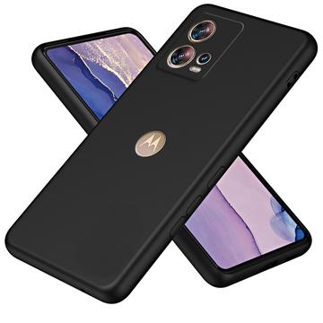 Funda de Silicona Liquid para Motorola Edge 30 Fusion - Negro