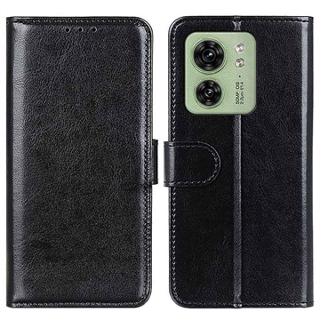 Funda con Cierre Magnético para Motorola Edge 40 - Estilo Cartera - Negro