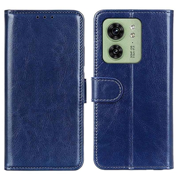 Funda con Cierre Magnético para Motorola Edge 40 - Estilo Cartera - Azul