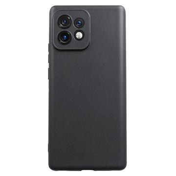 Carcasa de TPU Anti-Huellas Dactilares Mate para Motorola Edge 40 Pro/Moto X40 - Negro