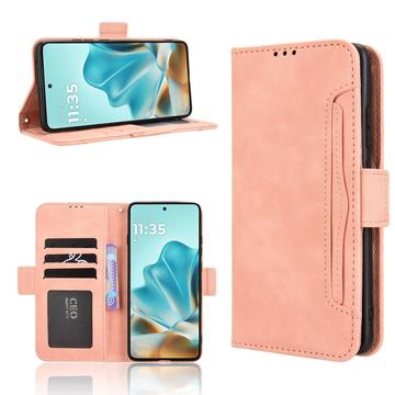 Funda tipo billetera con tarjetero para Motorola Edge 60/60 Fusion - Rosa