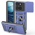 Funda híbrida con anillo giratorio y protector de cámara para Motorola Edge 60 Fusion