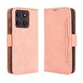 Funda tipo billetera con tarjetero para Motorola Edge 60 Pro - Rosa