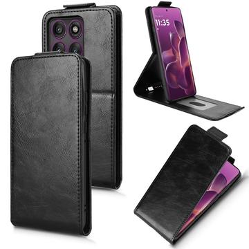 Funda abatible vertical con soporte Motorola Edge 60 Pro - Negro