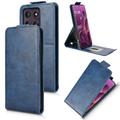 Funda abatible vertical con soporte Motorola Edge 60 Pro - Azul oscuro